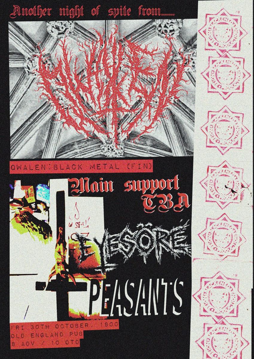 Qwälen  + Peasants event artwork