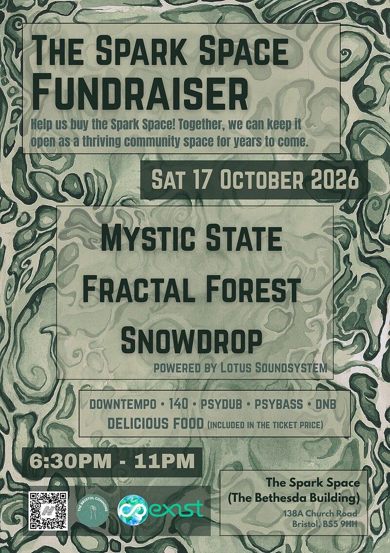 The Spark Space BS5 Fundraiser - Mystic State, Fractal Forest, Snowdrop event artwork