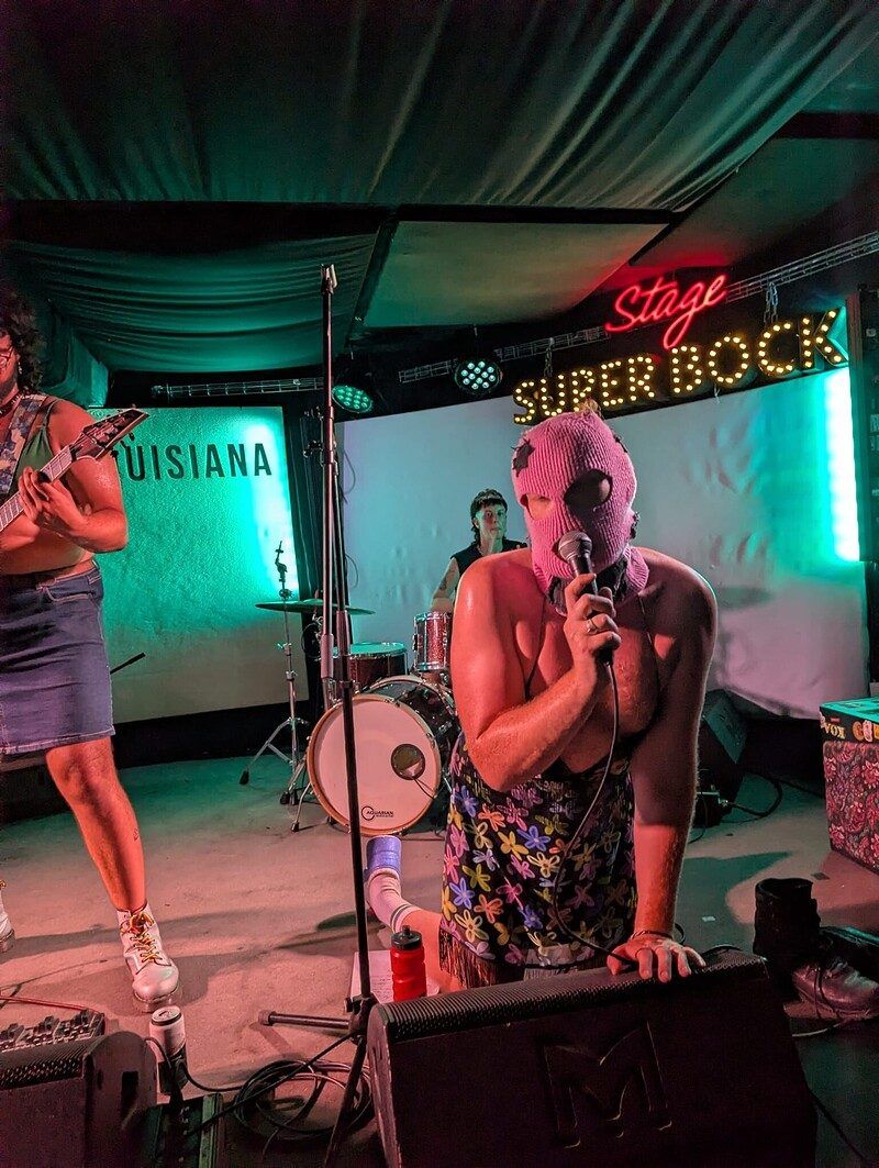 SARAH TONIN AND THE WHORE MOANS + Seizure Salad + CorVID event artwork